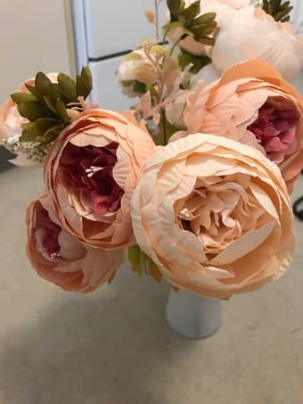 artificial flower bouquets and vase 2