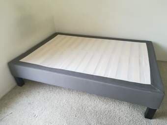 Queen bed base & mattress 2