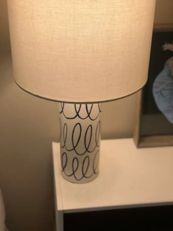 Bedroom furniture: side table/dresser, mirror, vanity table, lamp 3