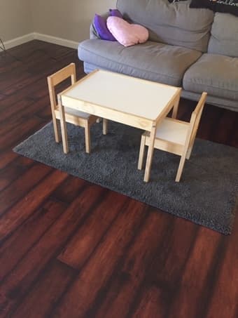 Children's play set chairs+table 1