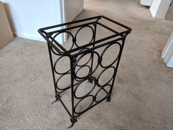 6-bottle wine rack 1