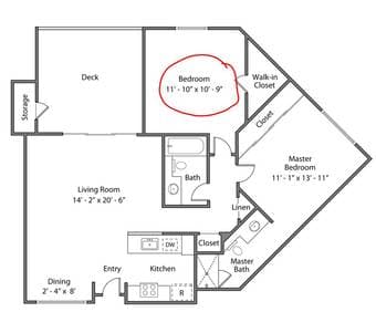Room for Rent in Mansion Grove Apartments (Santa Clara) 2