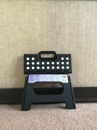 Two folding step stools 1