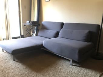 Modern gray couch 2
