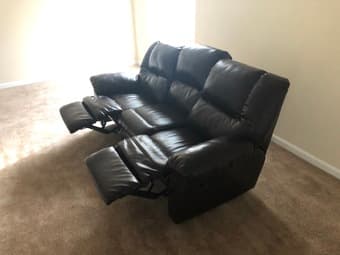Couch with reclining seats 2