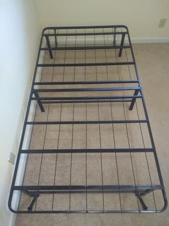 Mainstays High Profile Foldable Steel 14" Bed Frame 2