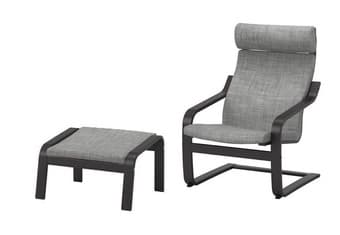 Ikea Poang chair and ottoman in like-new condition 1