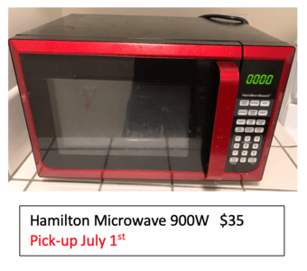Moving Sales -- Kitchen Electric Appliance 1