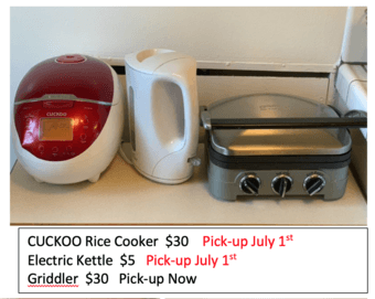 Moving Sales -- Kitchen Electric Appliance 2