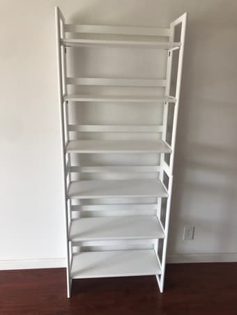 White bookcase 1