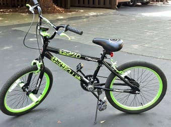 BMX Razor 20" Used + Lights & Lock 2