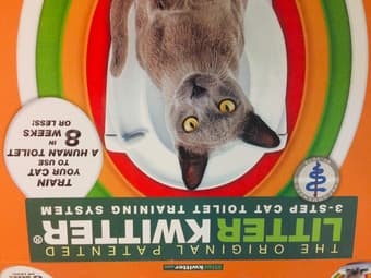 Litter Kwitter: Patented, Award Winning Cat Toilet Training System :D 1