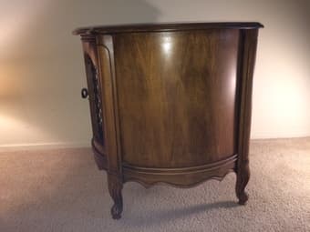 wooden nightstand 2