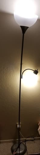 Floor lamp and body weight scale 1