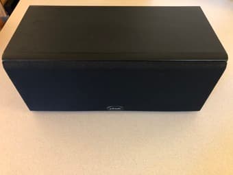 Polk subwoofer, center and bookshelf speakers 1