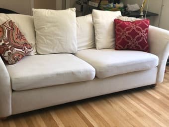 Couch off white four seats 1