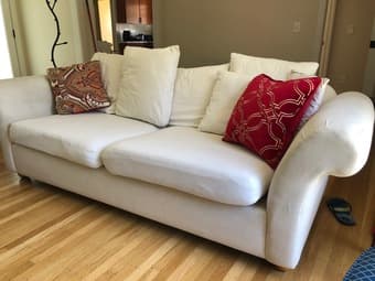 Couch off white four seats 2