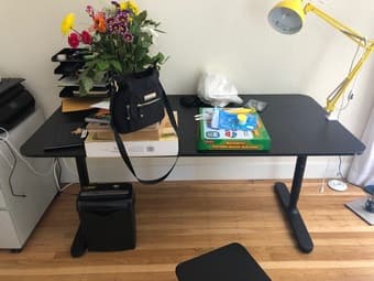 Office desk ikea bekant 2