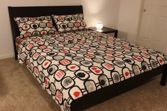 IKEA queen size bed frame + Sealy BALE FIRM Queen Size Mattress 1