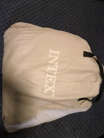 Intex airbed with Built-in Pump(Used only once) 1