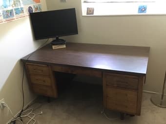 wooden desk 1