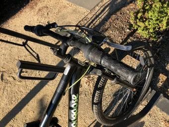 Black Mongoose mountain bike for sale, bike lock included 3