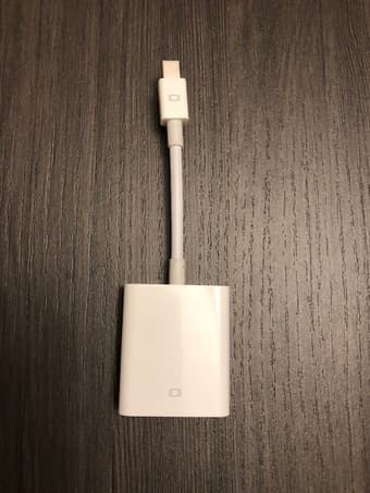 Network and video connectors for Apple laptop 2