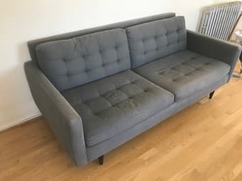 Crate and Barrel couch - $80 2