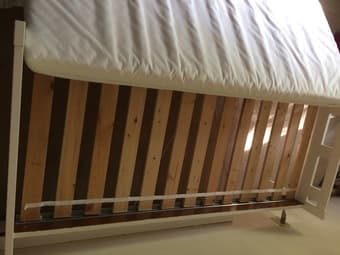 Ikea child bed frame+rails+mattress+mattress cover (must go ASAP) 3