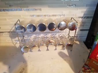 Cutlery set (spoon, forks, knives etc) and spice holder 1