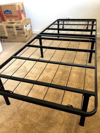 2 Twin Bed Frames or 1 Queen Bed Frame 2