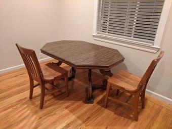 Wooden dining table 1