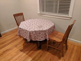 Wooden dining table 3