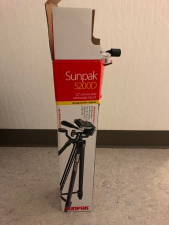 Sunpak 5200D Digital Tripod 2