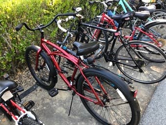 Red 26'' Bike + Basket + U Lock (w 2 keys) SELL BY 8/16 2