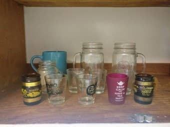 Cups + Shot Glasses 1