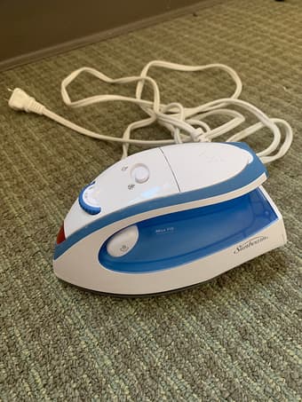 Travel Iron + Table Fan + Hangers ($10 each or $25 all) 1