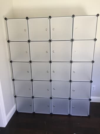 Cube Storage, Curtains, Mirror 1