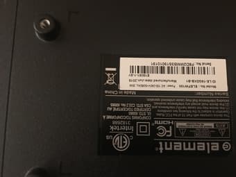 TV 19 in with a remote controller and HDMI code 2