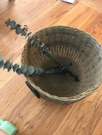 Restoration hardware style large basket 1