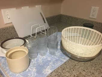 plates+cups+bowls+knives+cutting board+dish soap etc. 1