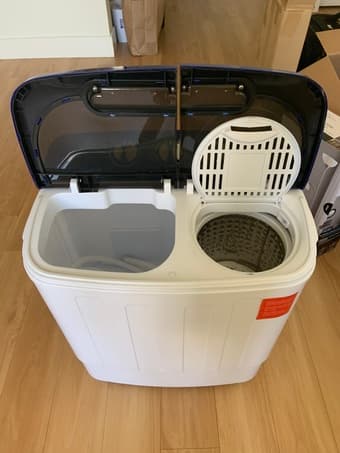 Portable Compact Mini Twin Tub Washing Machine with FREE drying rack 2