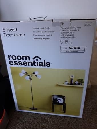 5-head floor lamp 1