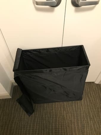 IKEA thin tall laundry hamper 2