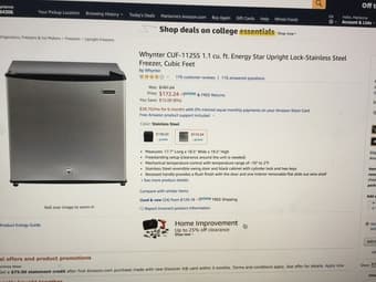 Small freezer for sale 1