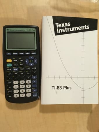 Two calculators: TI BA II Plus and TI 83 Plus 1