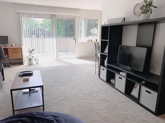 Private room w/bath in beautiful MV complex with pool, near Google 2
