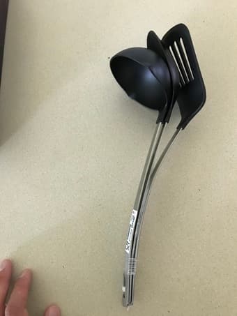 spatula, ladle, and serving spoon set -- brand new, never used 1