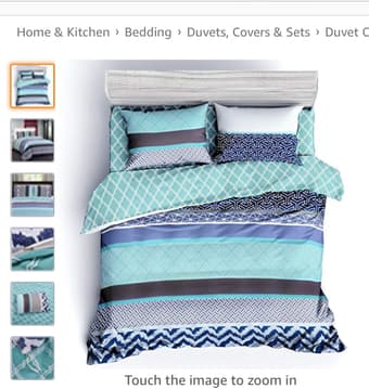 Brand new: queen duvet cover and pillow cases 1