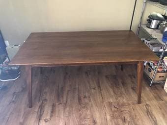 Scandinavian Designs Table and Chairs set Solid Wood Modern Style 3